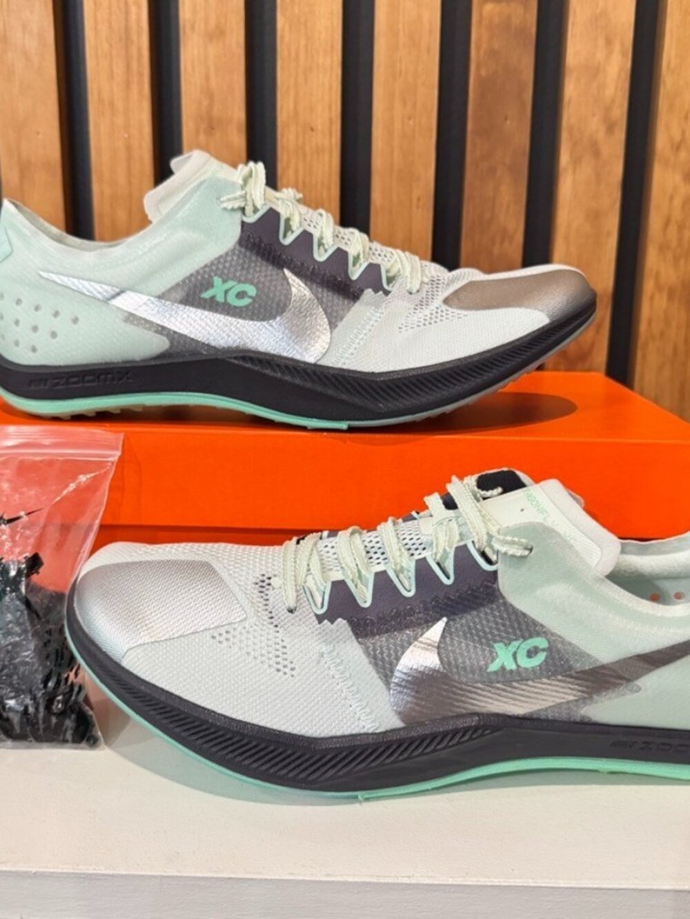SIZE 9.5 MEN - Nike ZoomX Dragonfly XC Cross Country Mint Green Black DX7992-300